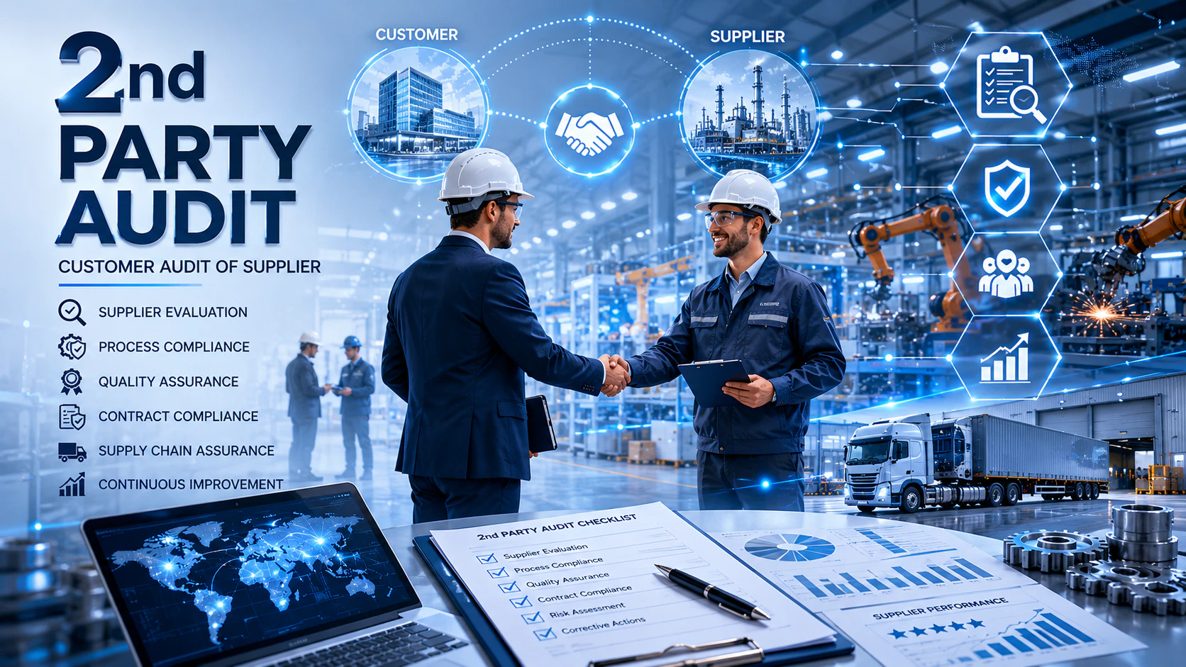 Second party supplier audit